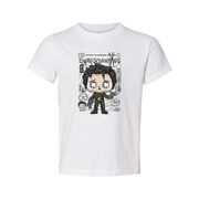 Edward Scissorhands Comic Style Graphic Tee For Fans With Stylized Pop Art Illustration