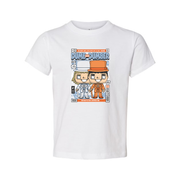 Dumb And Dumber Cartoon Cover Duo T Shirt Featuring Lloyd And Harry In Iconic Hats
