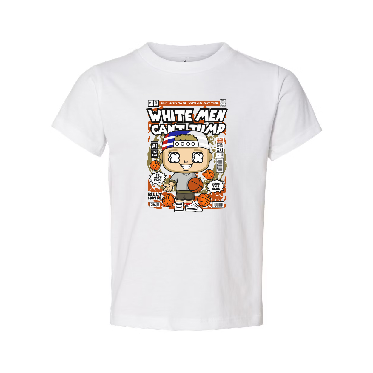 Unisex Graphic T Shirt Featuring Comic Book Style Basketball Hero Illustration And Bold Pop Art Elements