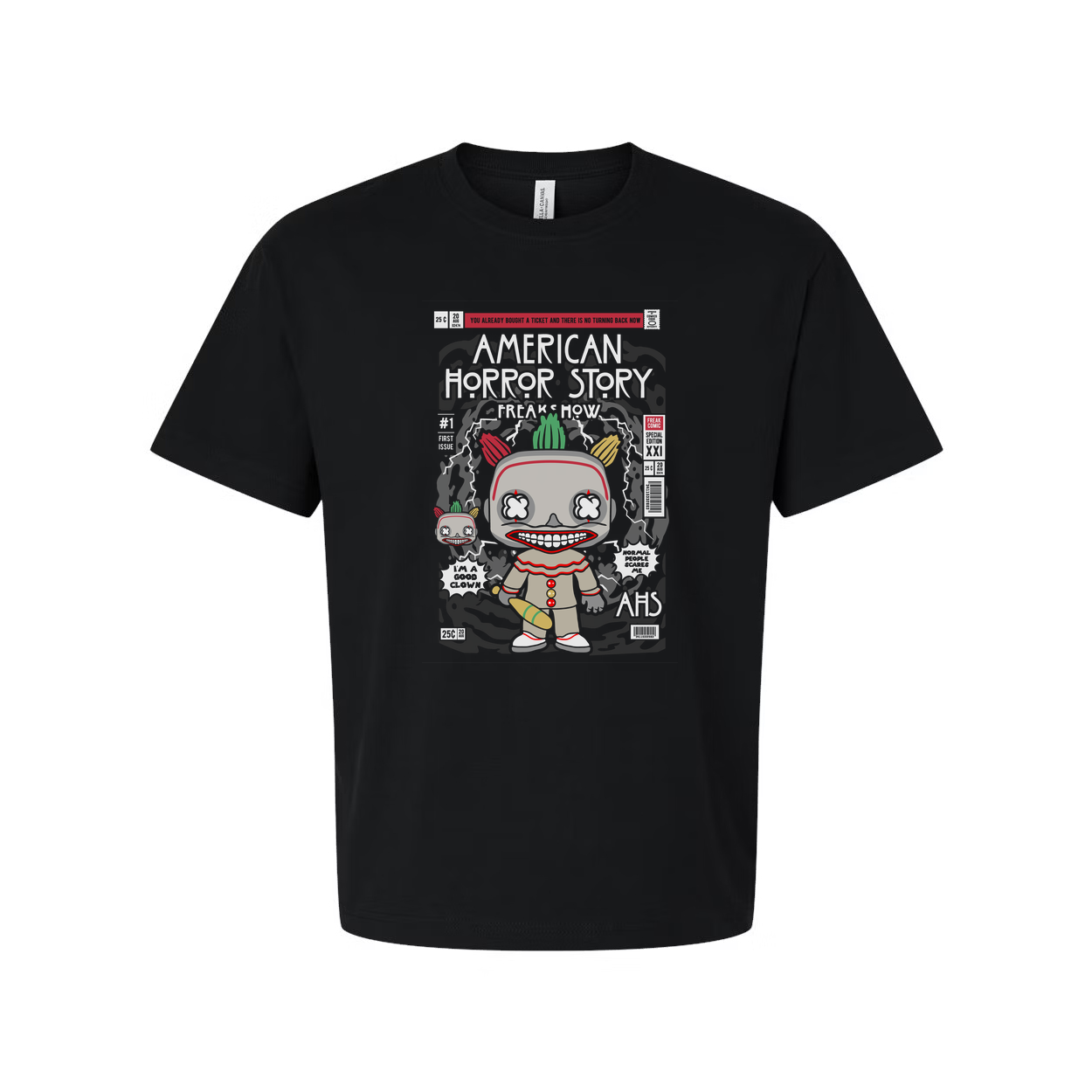American Horror Story Freak Show Graphic Tee For Unisex Adults Short Sleeve Shirt