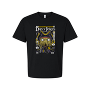 Unisex Pirates of the Caribbean Davy Jones Cartoon Graphic Tee for Fans of Pirate Theme Collectibles