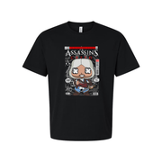 Assassin's Creed The Last Descendants Graphic Tee Featuring Stylized Hooded Assassin Illustration Unisex