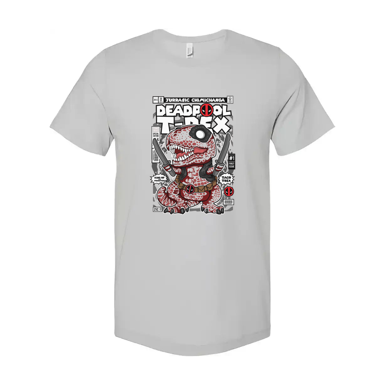Deadpool T Rex Unisex Graphic Tee