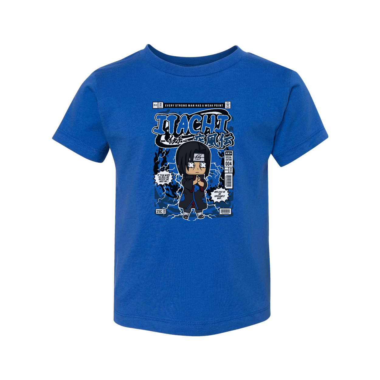 Itachi Uchiha Chibi Manga Print Unisex T Shirt Anime Graphic Tee For Naruto Fans