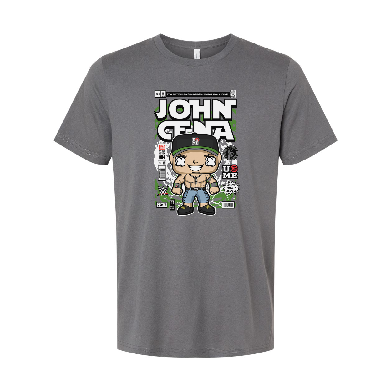 John Cena Cartoon Comic Book Style Graphic Tee For Men And Women Unisex Shirt With Artwork