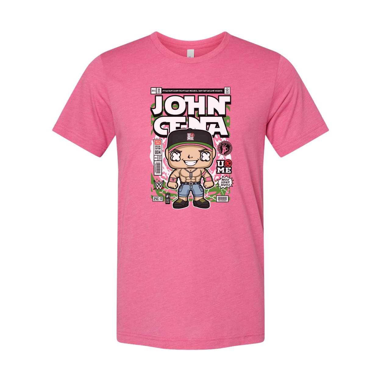 John Cena Cartoon Comic Book Style Graphic Tee For Men And Women Unisex Shirt With Artwork