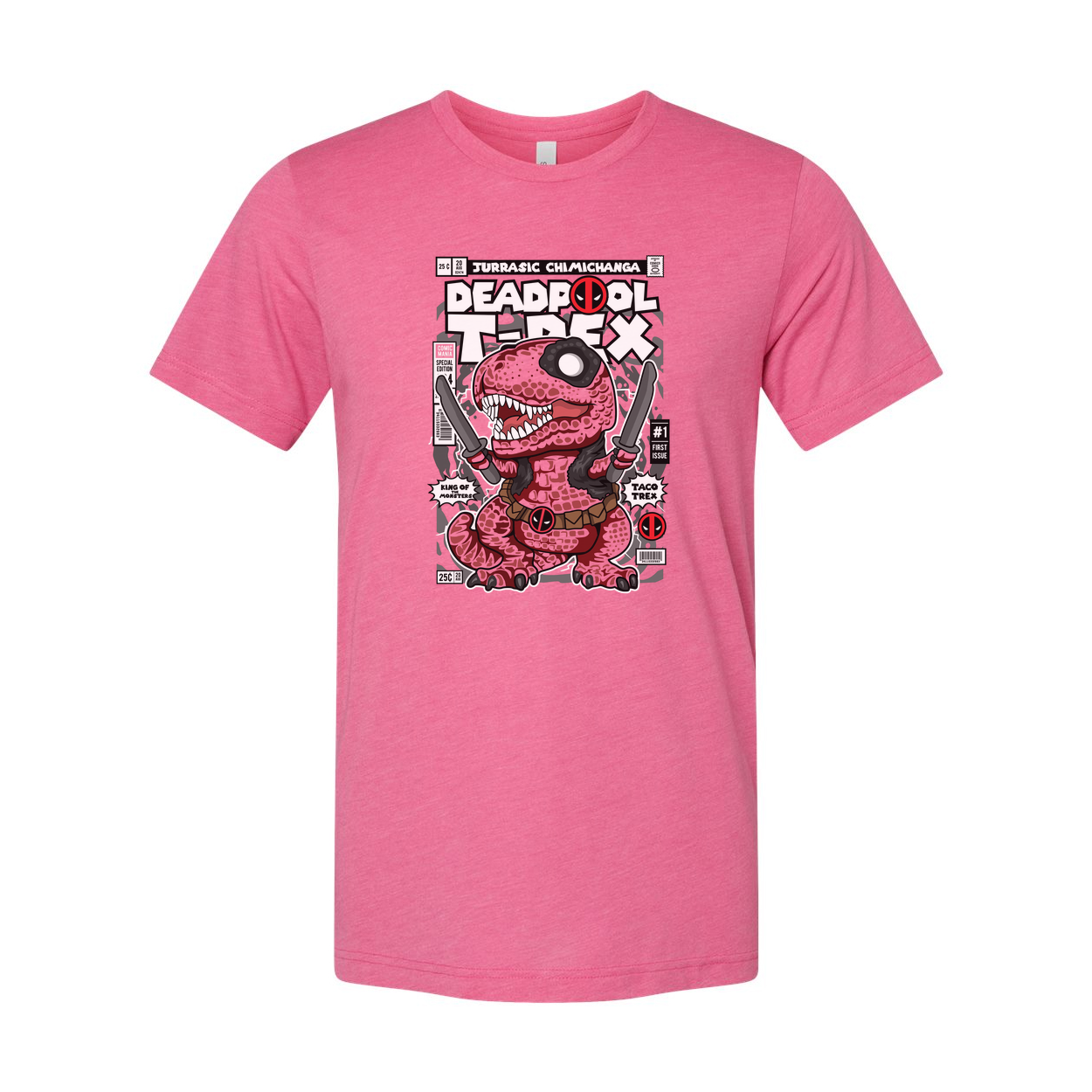 Deadpool T Rex Unisex Graphic Tee