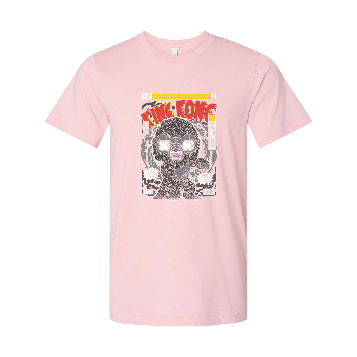King Kong Graphic Tee Featuring Classic Monster Artwork For Fans Unisex Short Sleeve Shirt