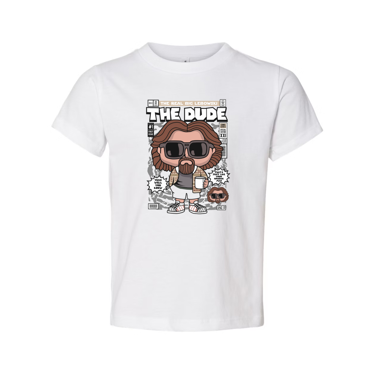 The Dude Cartoon Graphic T Shirt Unisex