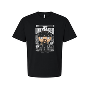 Undertaker Themed Unisex Graphic Tee With Comic Book Cover Illustration Artwork Design
