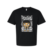 Ryu Street Fighter Chibi Graphic Unisex Tee Featuring Classic Fighting Logo And Comic Style Artwork