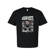 Machine Gun Kelly Graphic Cartoon Tee For Unisex Short Sleeve Featuring Rap Devil Artwork