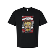 Leatherface Chibi Chainsaw Graphic Shirt With Horror Movie Artwork For Fans Edition