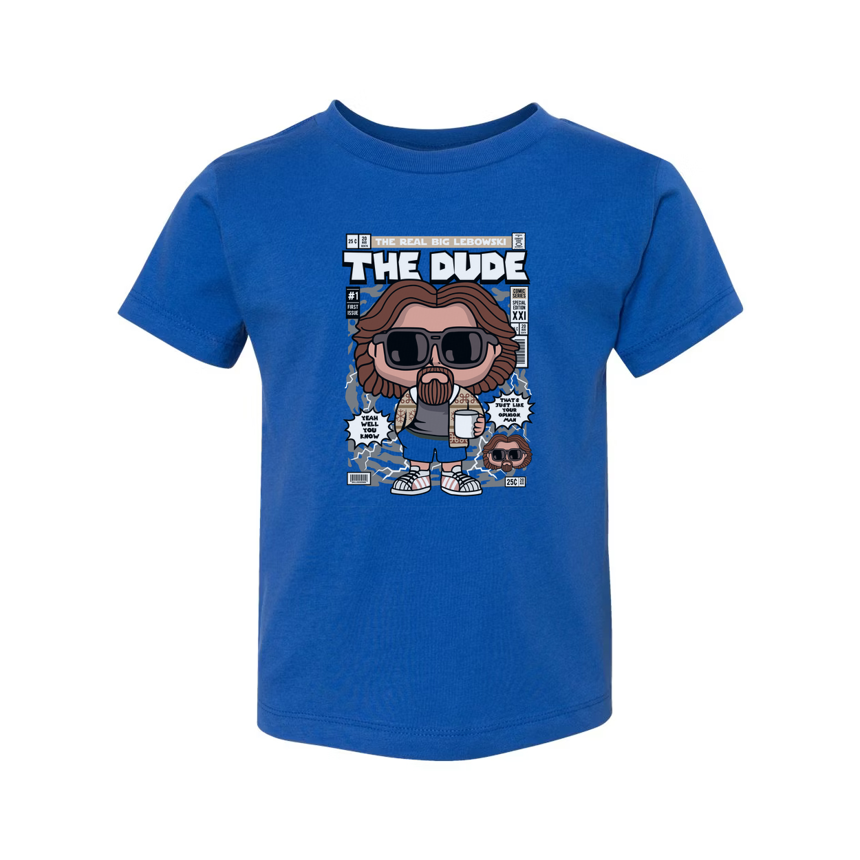 The Dude Cartoon Graphic T Shirt Unisex