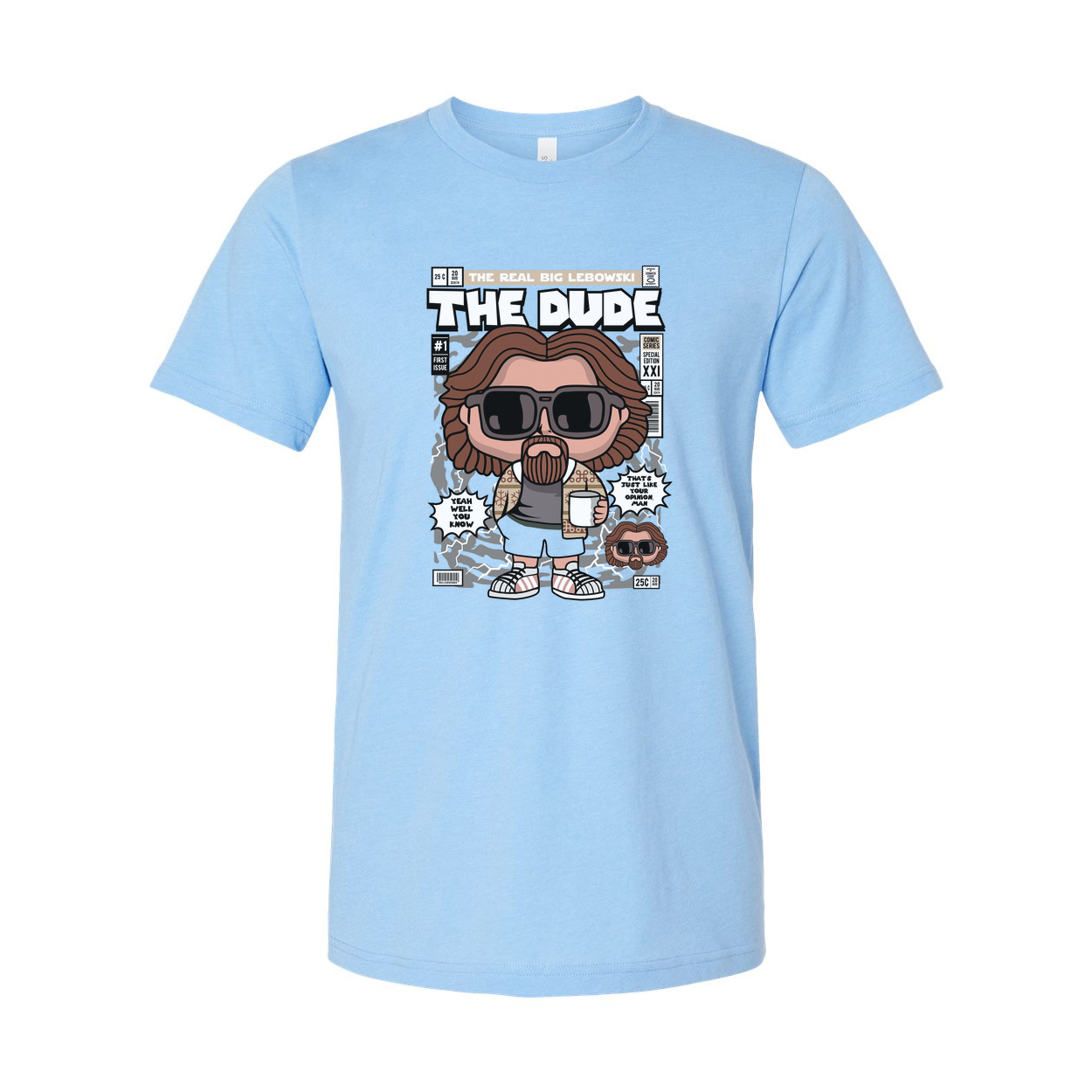 The Dude Cartoon Graphic T Shirt Unisex