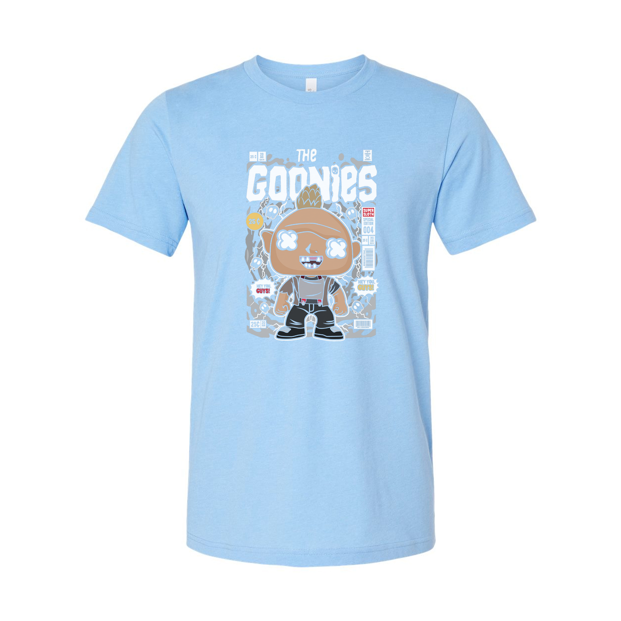 Sloth From The Goonies Cartoon Graphic T Shirt For Men Women Unisex Apparel Featuring Iconic Character