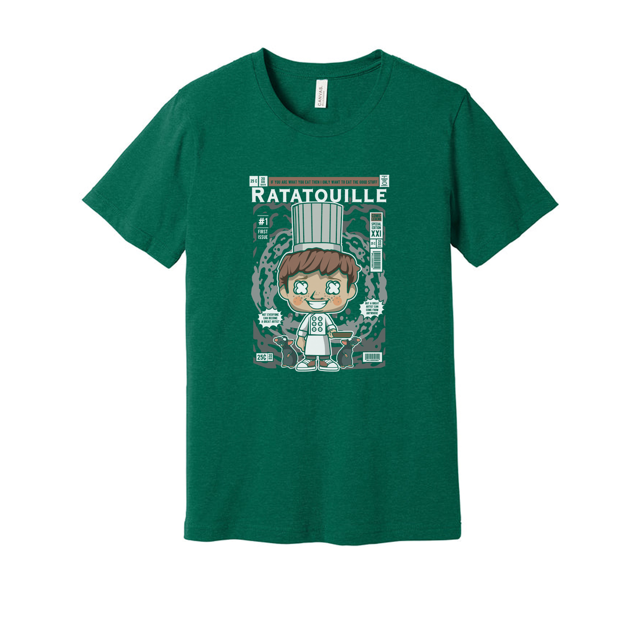 Ratatouille Linguini Chef Cartoon Unisex T Shirt