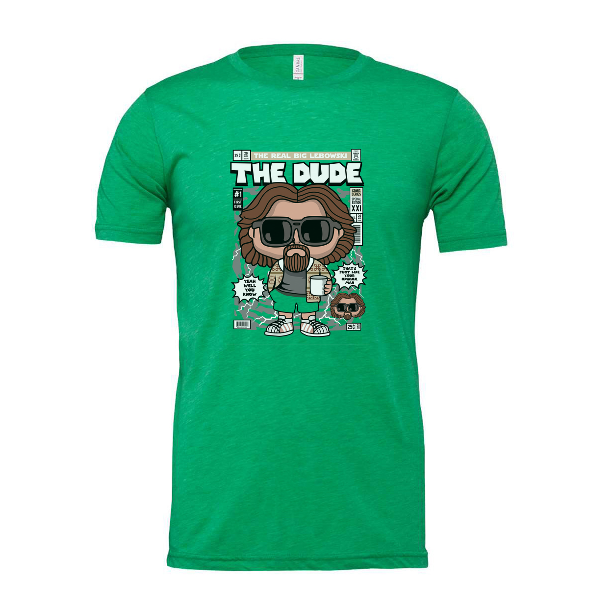 The Dude Cartoon Graphic T Shirt Unisex