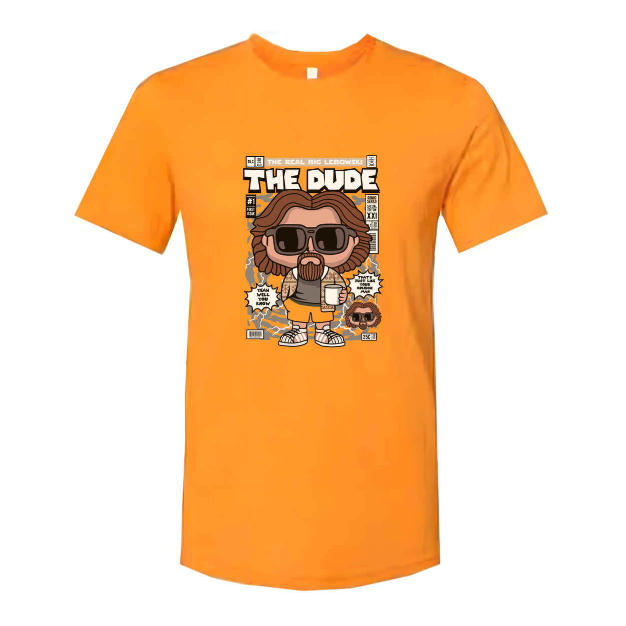 The Dude Cartoon Graphic T Shirt Unisex