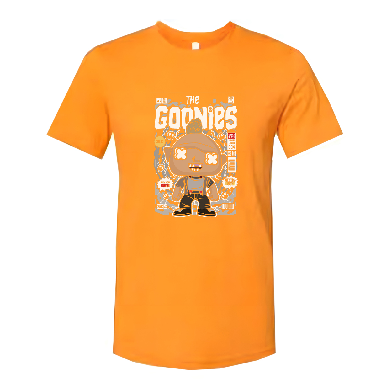 Sloth From The Goonies Cartoon Graphic T Shirt For Men Women Unisex Apparel Featuring Iconic Character