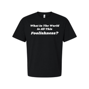 What In The World Is All This Foolishness Unisex T Shirt Graphic Tee