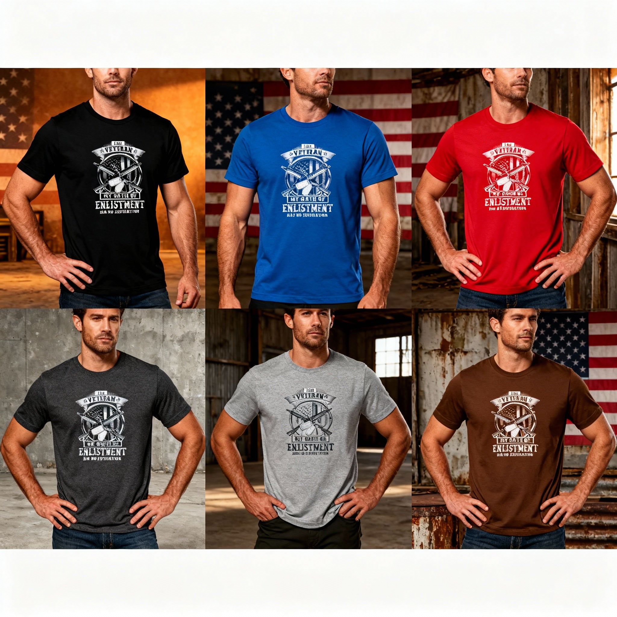 I Am Veteran Unisex T Shirt With Oath Of Enlistment Has No Expiration Graphic Tee Veterans Gift