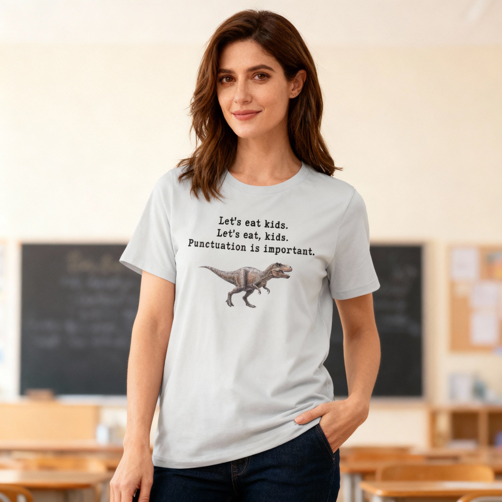 Lets Eat Kids Punctuation Is Important Unisex T Shirt