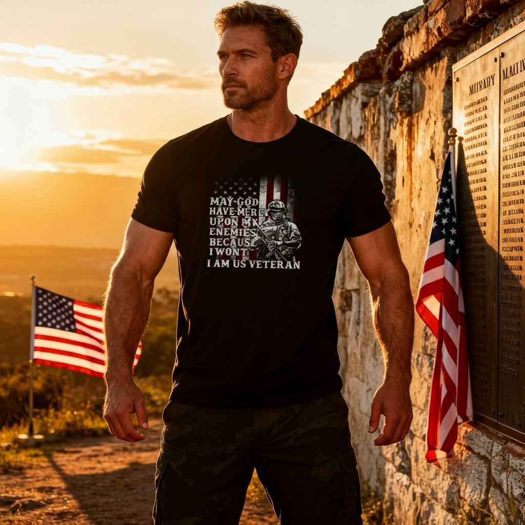 May God Have Mercy Upon My Enemies Because I Wont I Am US Veteran Unisex T Shirt