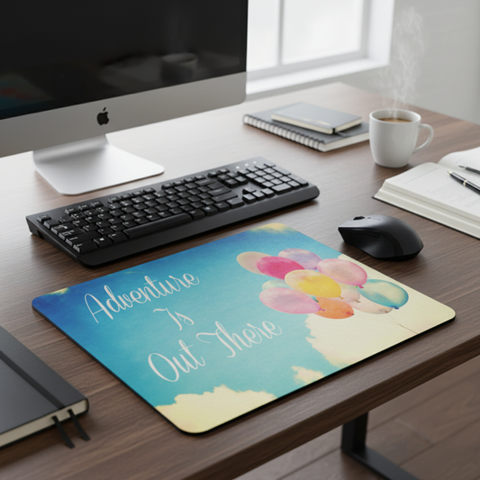 Adventure Is Out There Thick Mouse Pad For Desk And Computer