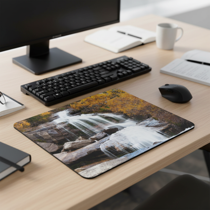 Autumn Waterfall Thick Mouse Pad Premium Large Desk Mat