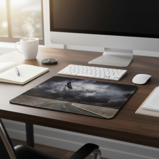 Black Death In The Desert Thick Mouse Pad Oversized