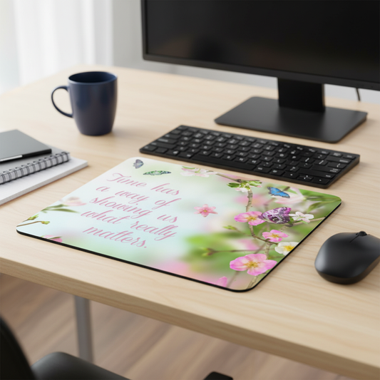 Butterflies Time Has A Way Of Showing What Matters Mouse Pad