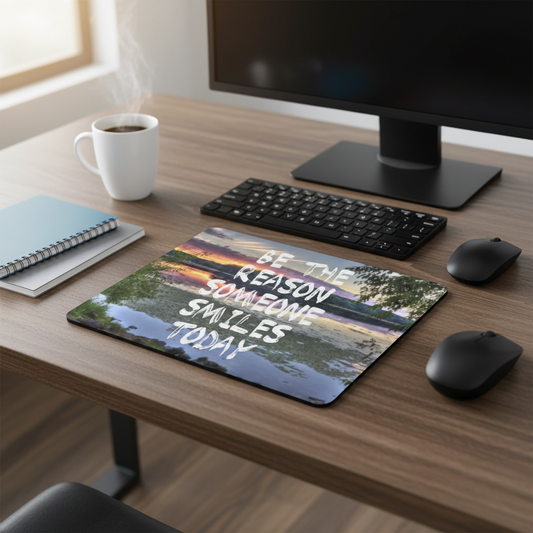 Be The Reason Someone Smiles Today Thick Mouse Pad Gift