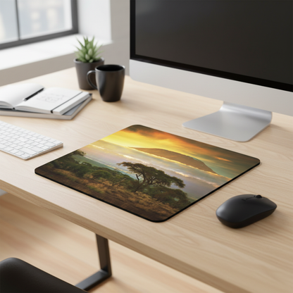 African Mountain Landscape Thick Mouse Pad For Desk