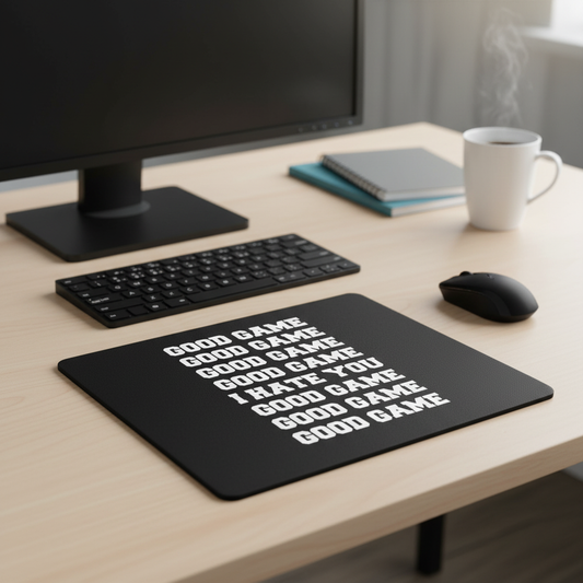 Good Game I Hate You Thick Mouse Pad Desk Mat For Gaming