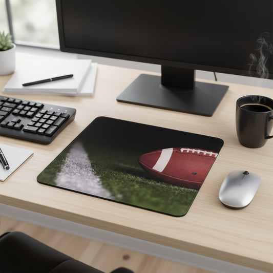 Football On The Field Thick Mouse Pad For Football Fans