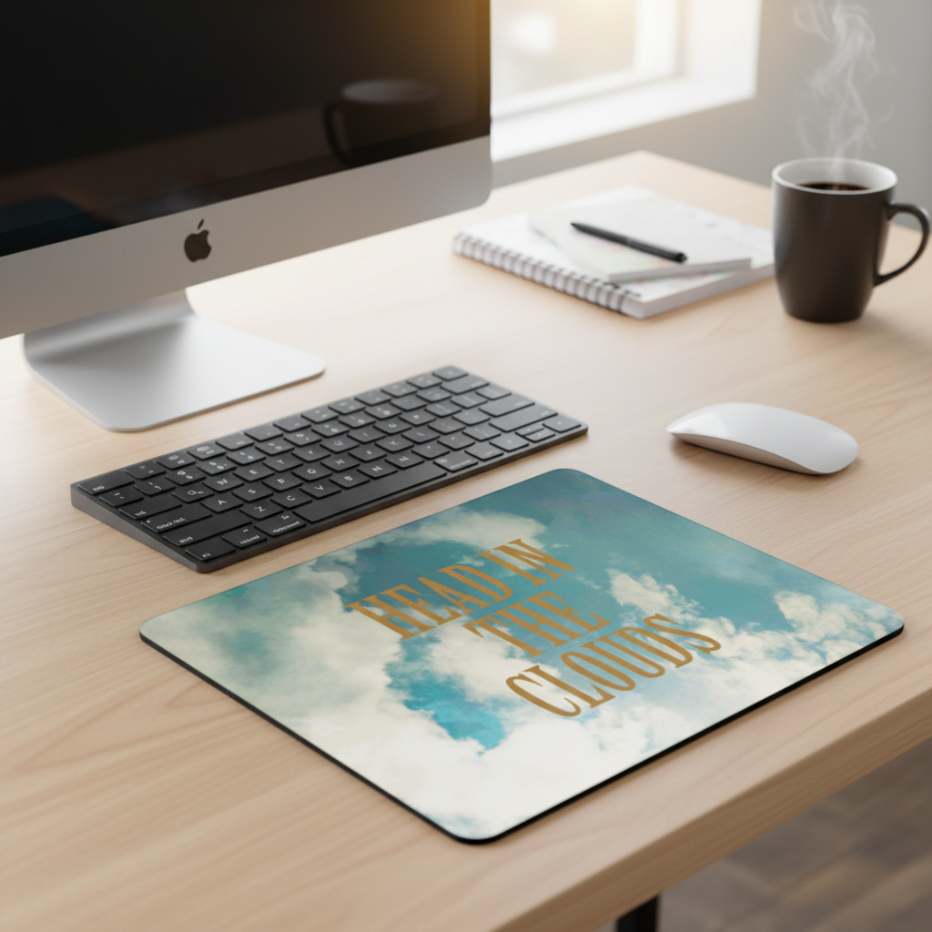 Head In The Clouds Thick Gaming Mouse Pad Desk Mat Pro