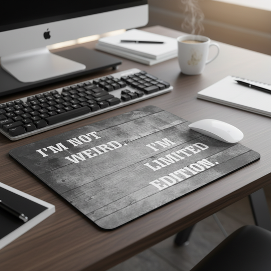 Im Not Weird Limited Edition Thick Mouse Pad Desk Mat