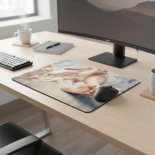 Little Ballet Dancer Thick Mouse Pad For Desk Setup