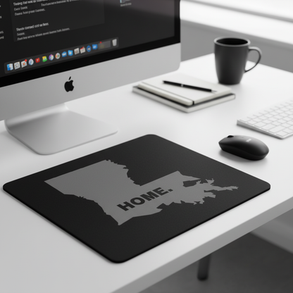Louisiana State Outline Mouse Pad Home Grey Thick Desk Mat