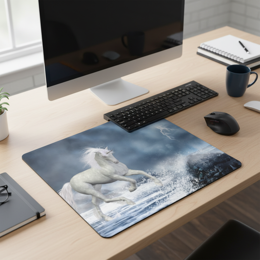 Magical Unicorn Thick Mouse Pad For Desk Setup Gift