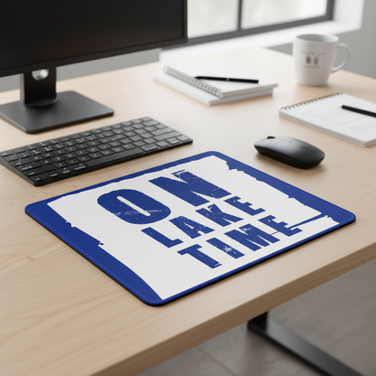 On Lake Time Thick Mouse Pad For Desk And Office Use