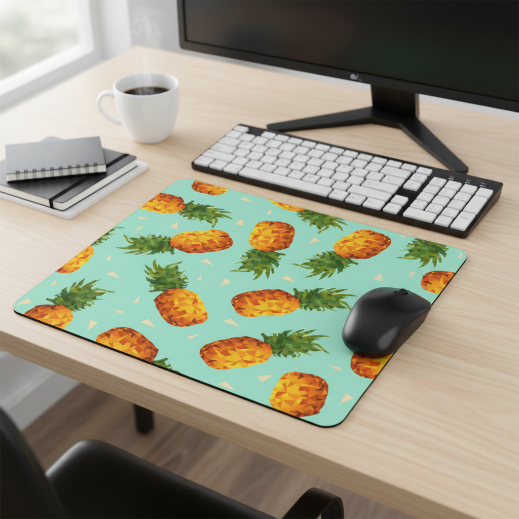 Pineapple 3D Dimensional Thick Mouse Pad For Desk Comfort