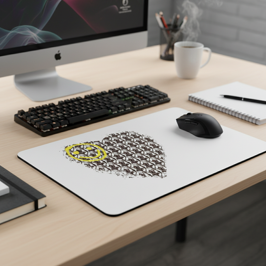 Sherlock Wallpaper Smiley Heart Thick Mouse Pad For Office