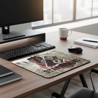 Stay Strong Boxing Gloves Thick Mouse Pad For Desk Use