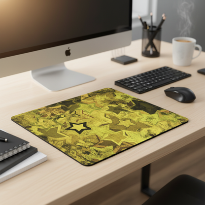 Rugged Military Stars Grunge Thick Mouse Pad Desk Mat