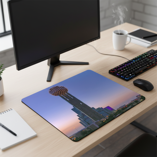 Reunion Tower Dallas Thick Mouse Pad Cushioned Surface