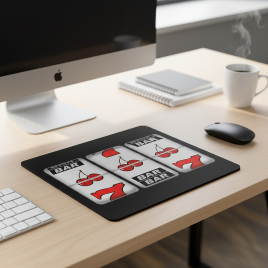 Slot Machine Reels Thick Gaming Mouse Pad Desk Mat