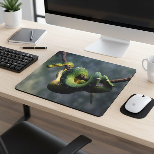Snake In A Tree Thick Mouse Pad For Gaming Desk Setup Prime