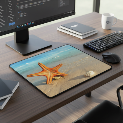 Starfish Beach Thick Mouse Pad With Cushioned Surface